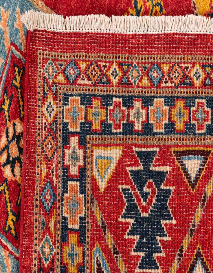 Detail image of 8' 2 x 11' 5  Hand Knotted Kazak Rug
