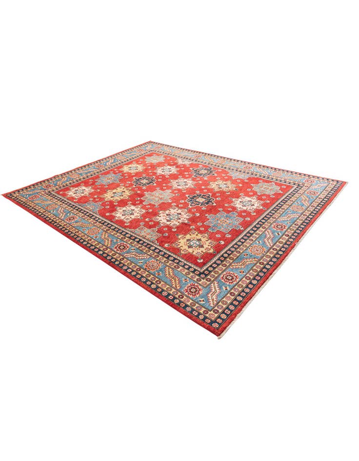 Detail image of 8' x 10' Hand Knotted Kazak Rug