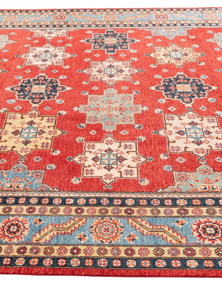 Detail image of 8' x 10' Hand Knotted Kazak Rug