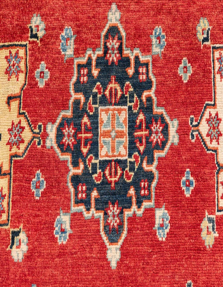 Detail image of 8' x 10' Hand Knotted Kazak Rug