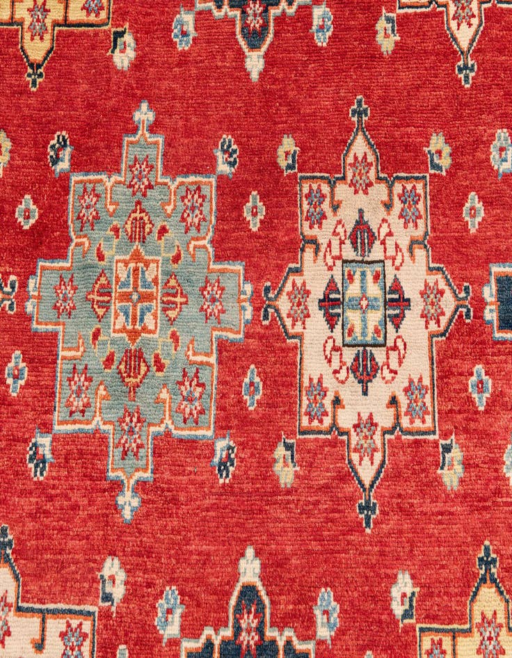 Detail image of 8' x 10' Hand Knotted Kazak Rug