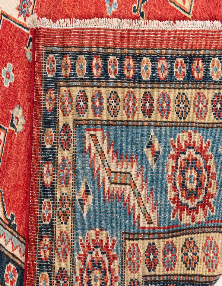 Detail image of 8' x 10'  Hand Knotted Kazak Rug