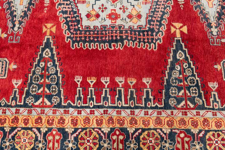 8' 1 x 9' 2 Hand Knotted Kazak Rug