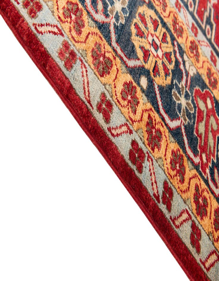 Detail image of 8' 1 x 9' 2 Hand Knotted Kazak Rug