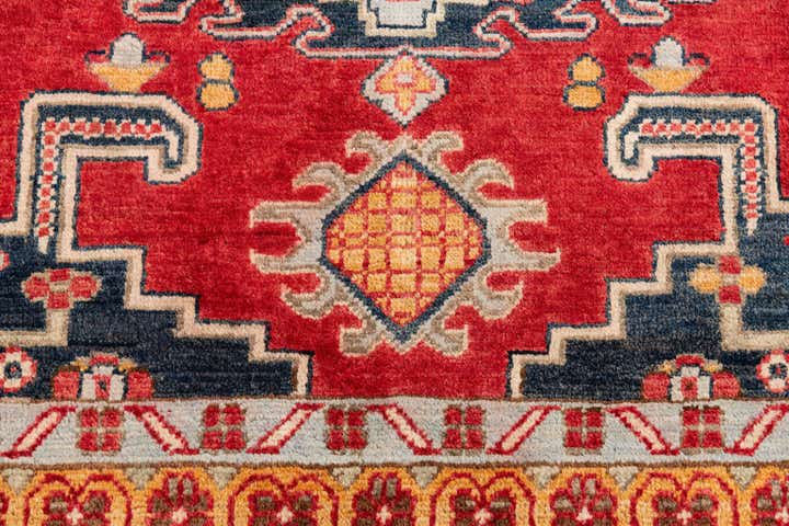 8' 1 x 9' 2 Hand Knotted Kazak Rug