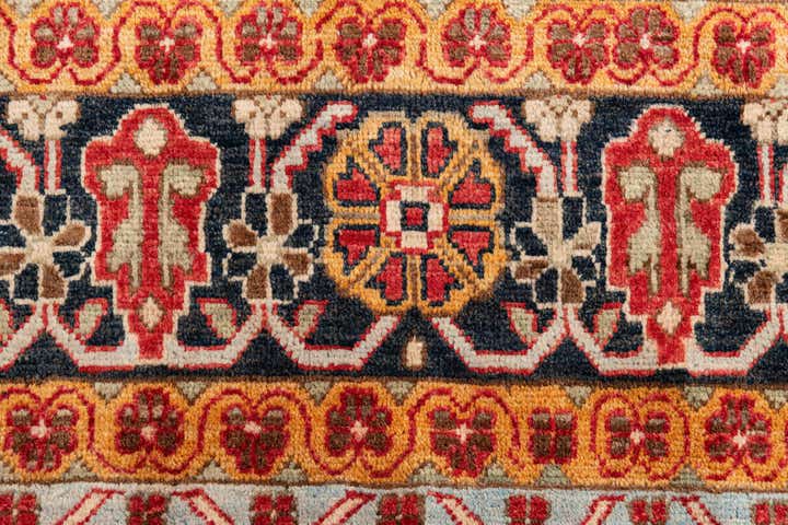 8' 1 x 9' 2 Hand Knotted Kazak Rug