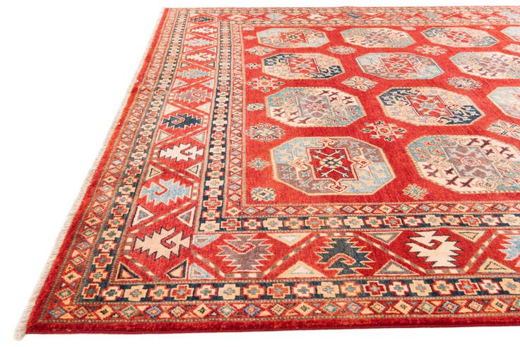 Detail image of 8' 3 x 9' 7 Hand Knotted Kazak Rug