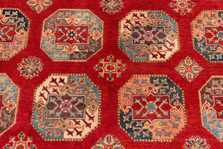 Detail image of 8' 3 x 9' 7 Hand Knotted Kazak Rug