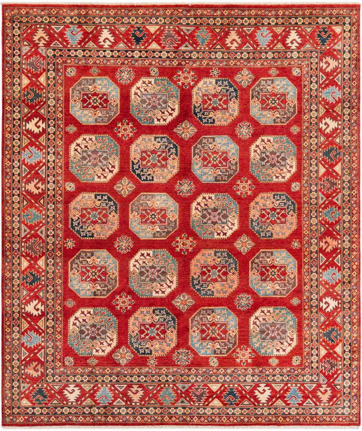 8' 3 x 9' 7 Hand Knotted Kazak Rug