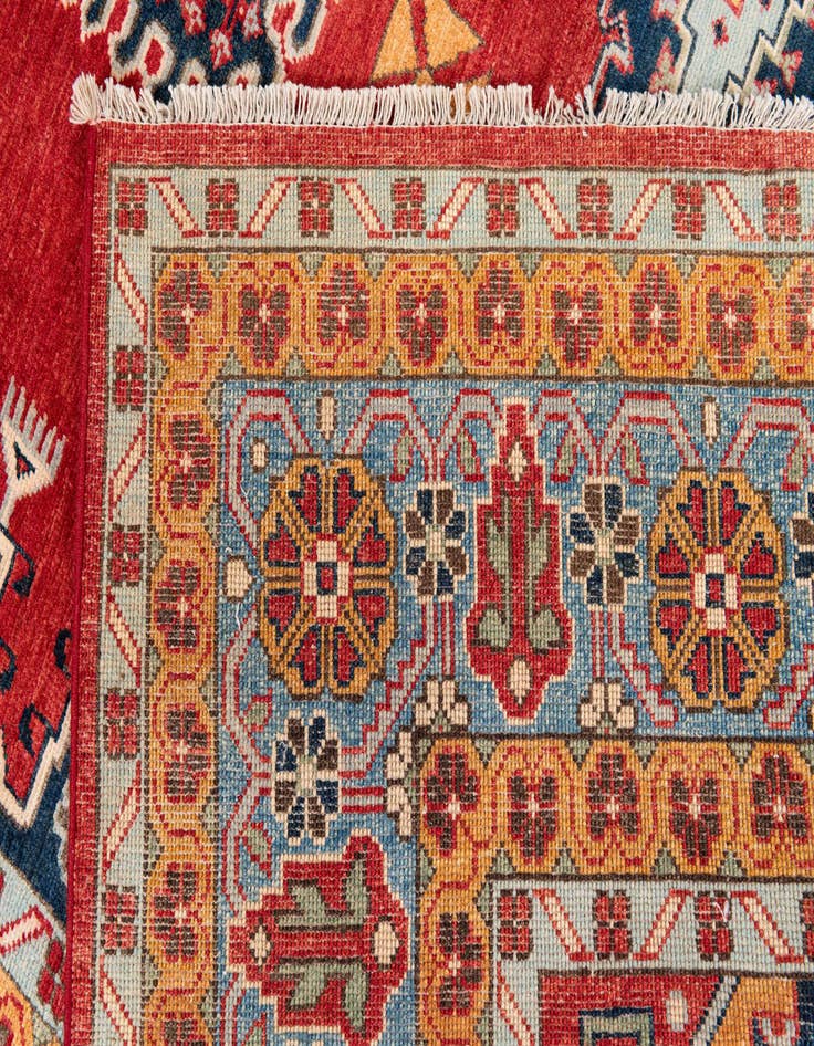 Detail image of 8' 3 x 9' 10  Hand Knotted Kazak Rug