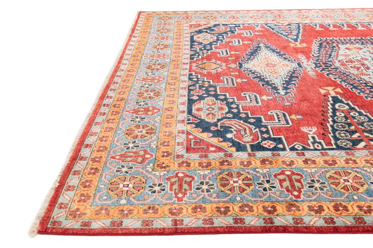Detail image of 8' 3 x 9' 10 Hand Knotted Kazak Rug