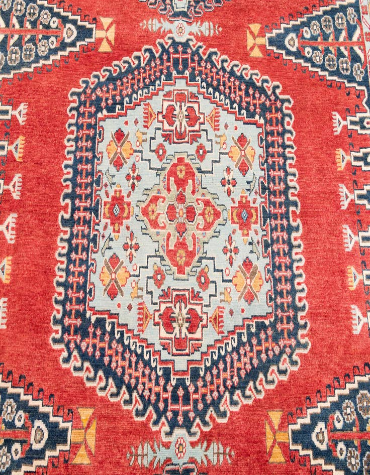 Detail image of 8' 3 x 9' 10  Hand Knotted Kazak Rug