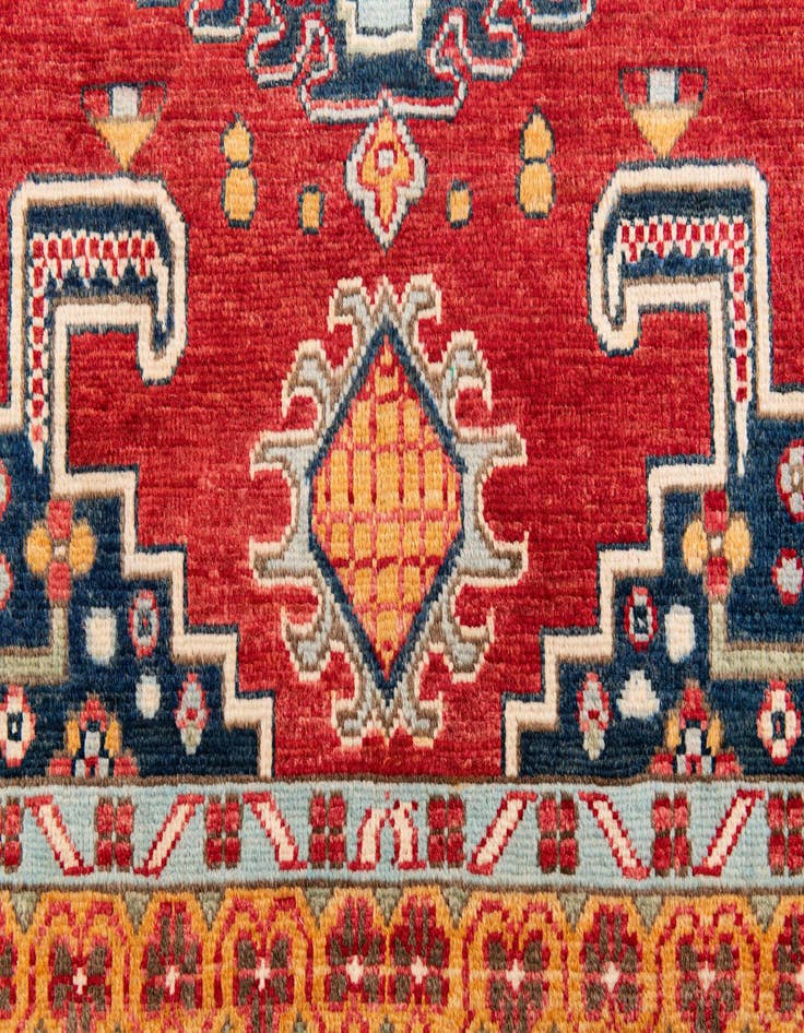 Detail image of 8' 3 x 9' 10  Hand Knotted Kazak Rug