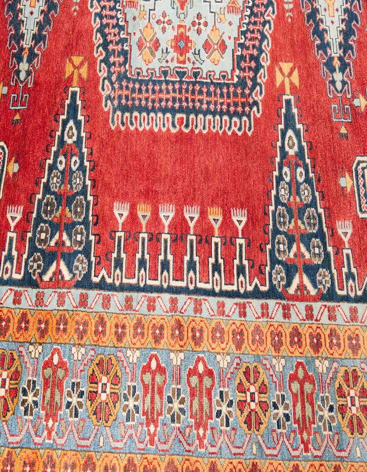 Detail image of 8' 3 x 9' 10  Hand Knotted Kazak Rug