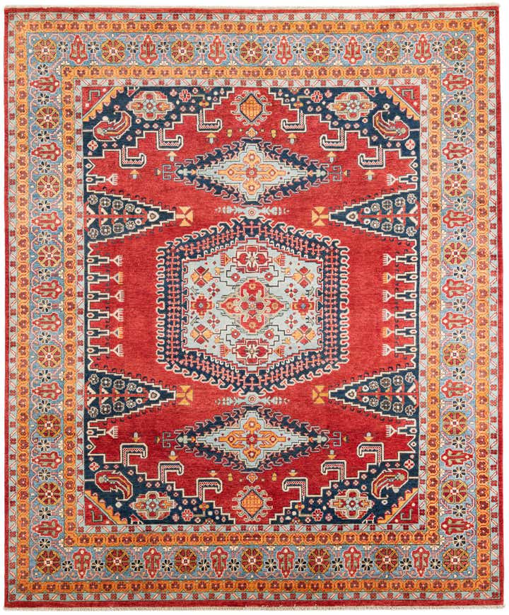 8' 3 x 9' 10 Hand Knotted Kazak Rug
