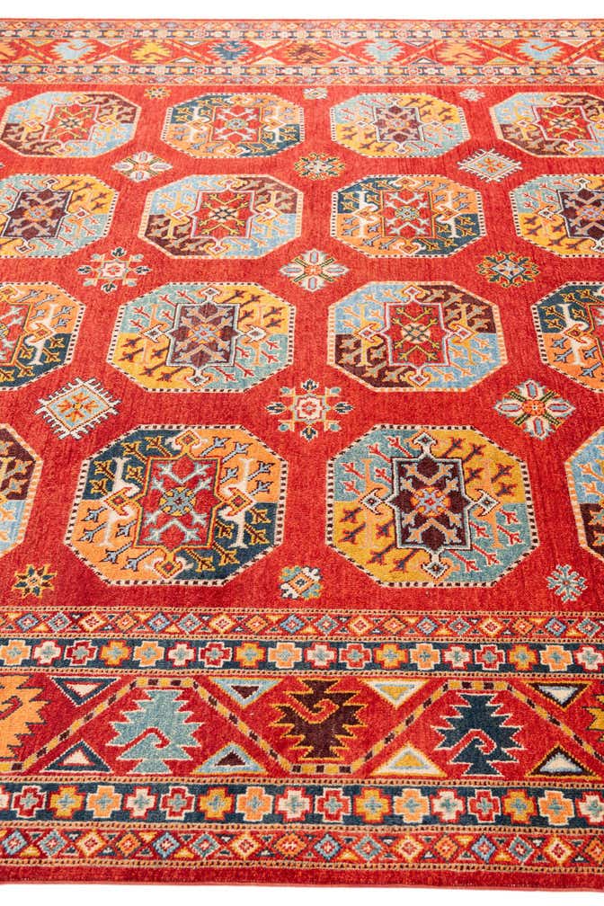 8' 3 x 11' 4 Hand Knotted Kazak Rug