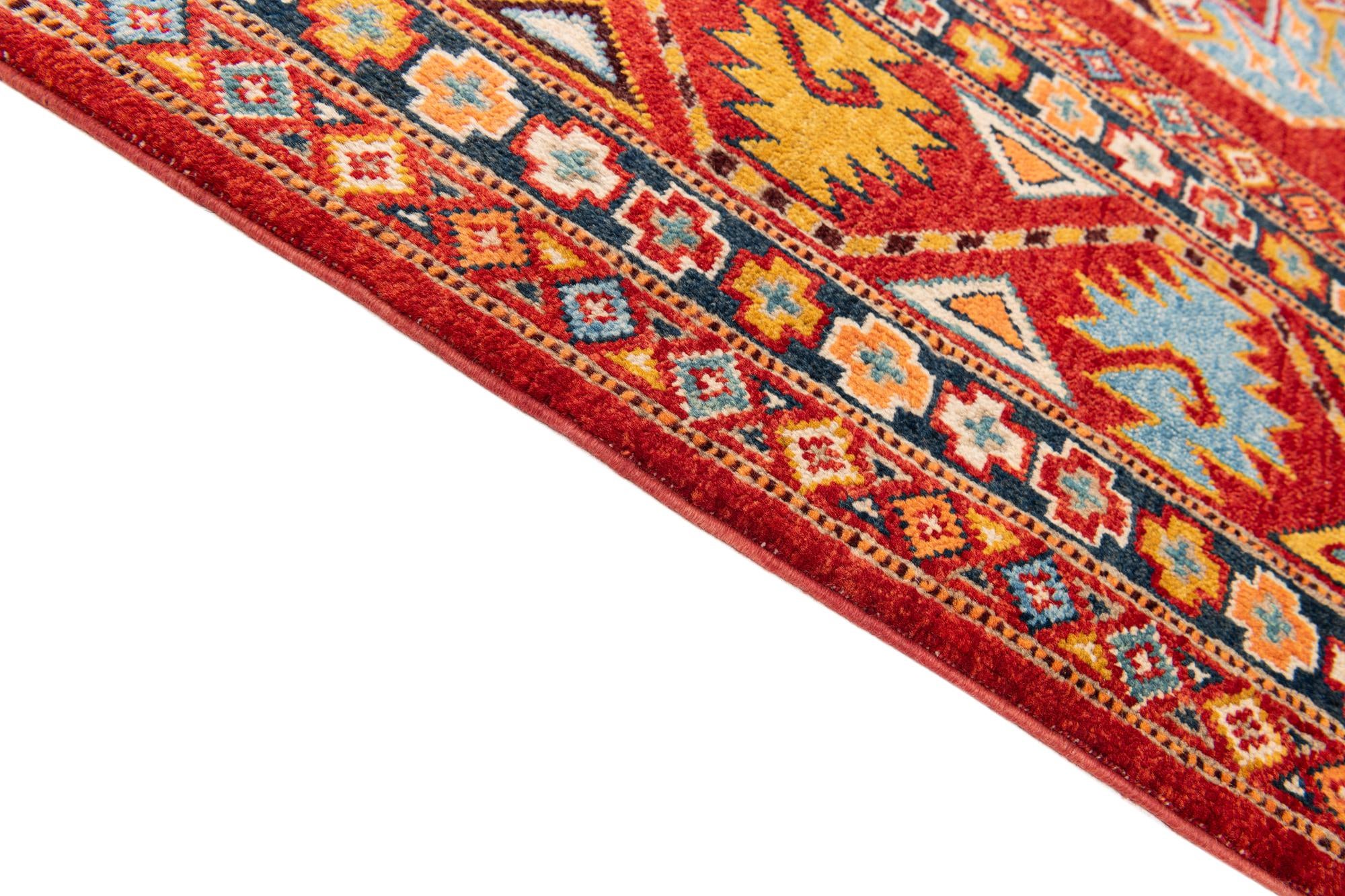 8' 3 x 11' 4 Hand Knotted Kazak Rug