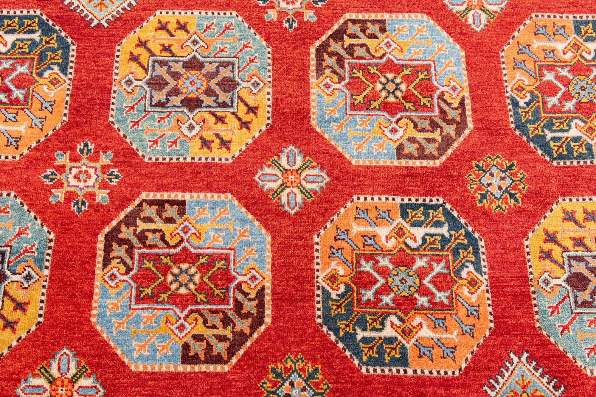 8' 3 x 11' 4 Hand Knotted Kazak Rug