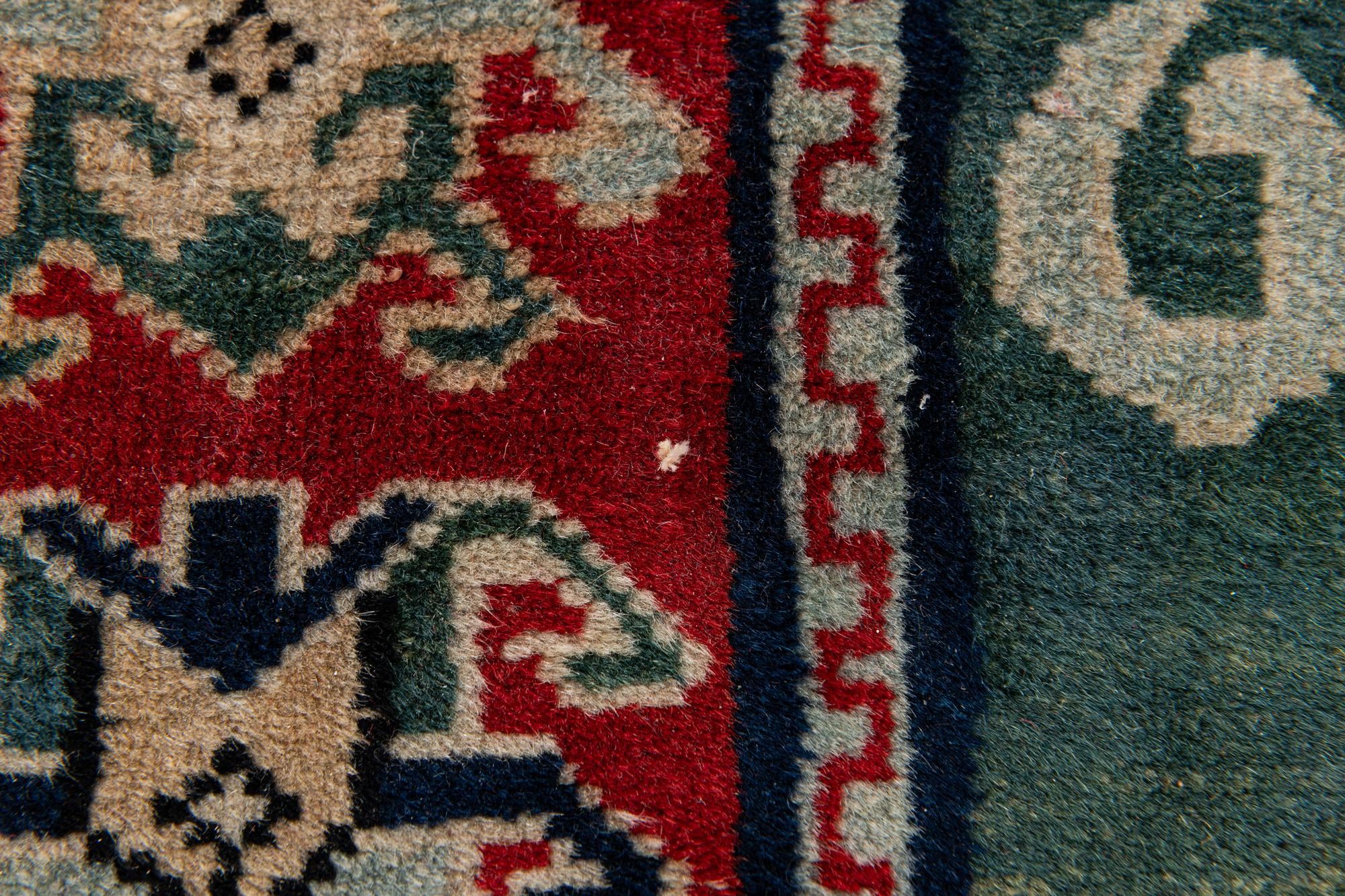 2' 11 x 5' 2 Hand Knotted Kazak Oriental Wool Rug
