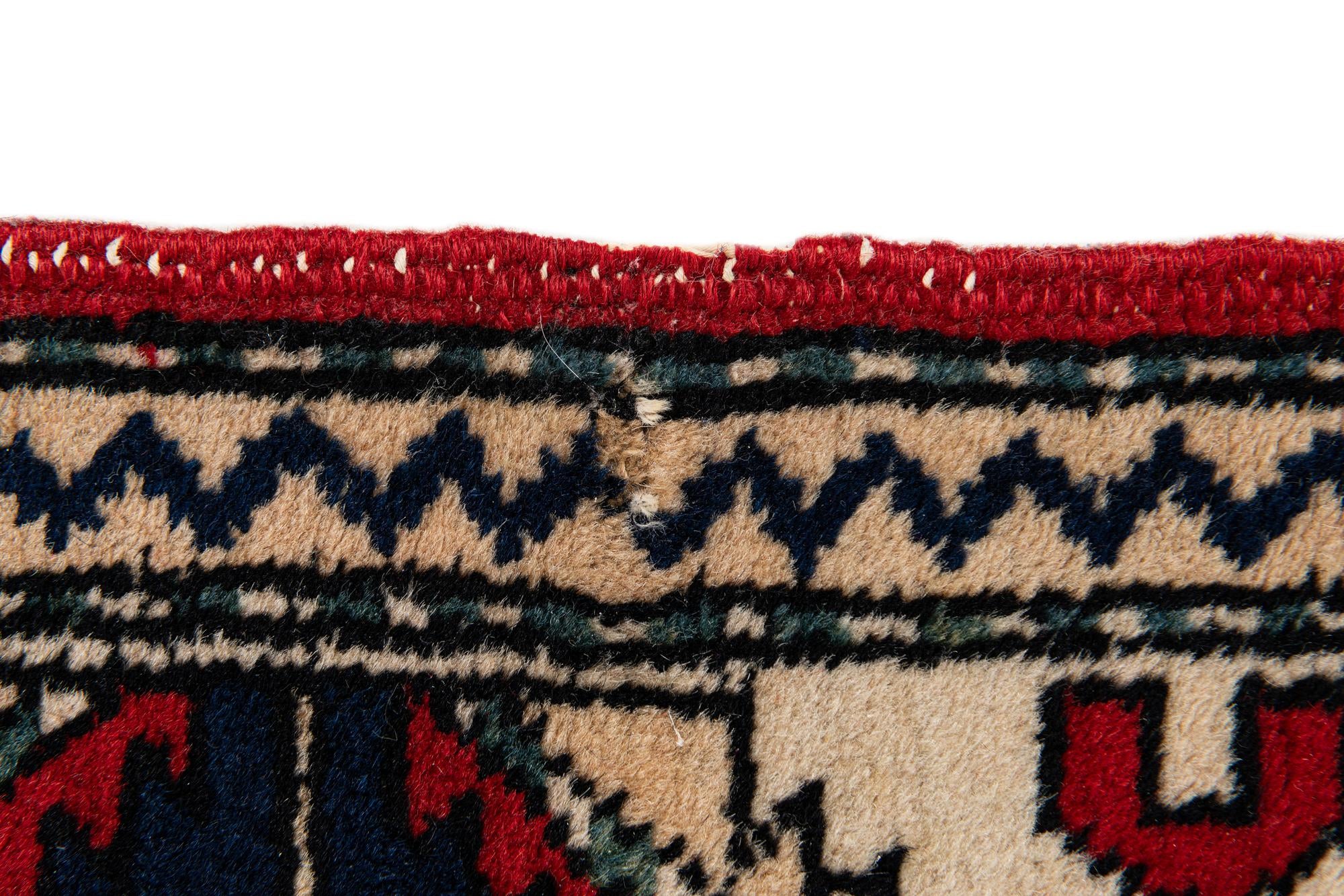 2' 11 x 5' 2 Hand Knotted Kazak Oriental Wool Rug
