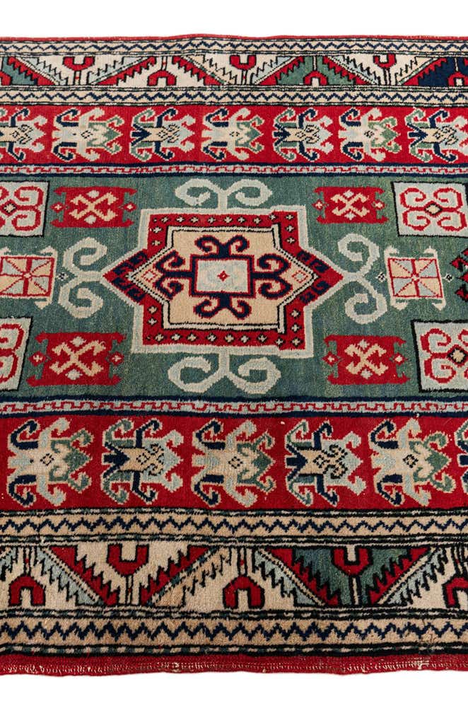 2' 11 x 5' 2 Hand Knotted Kazak Oriental Wool Rug