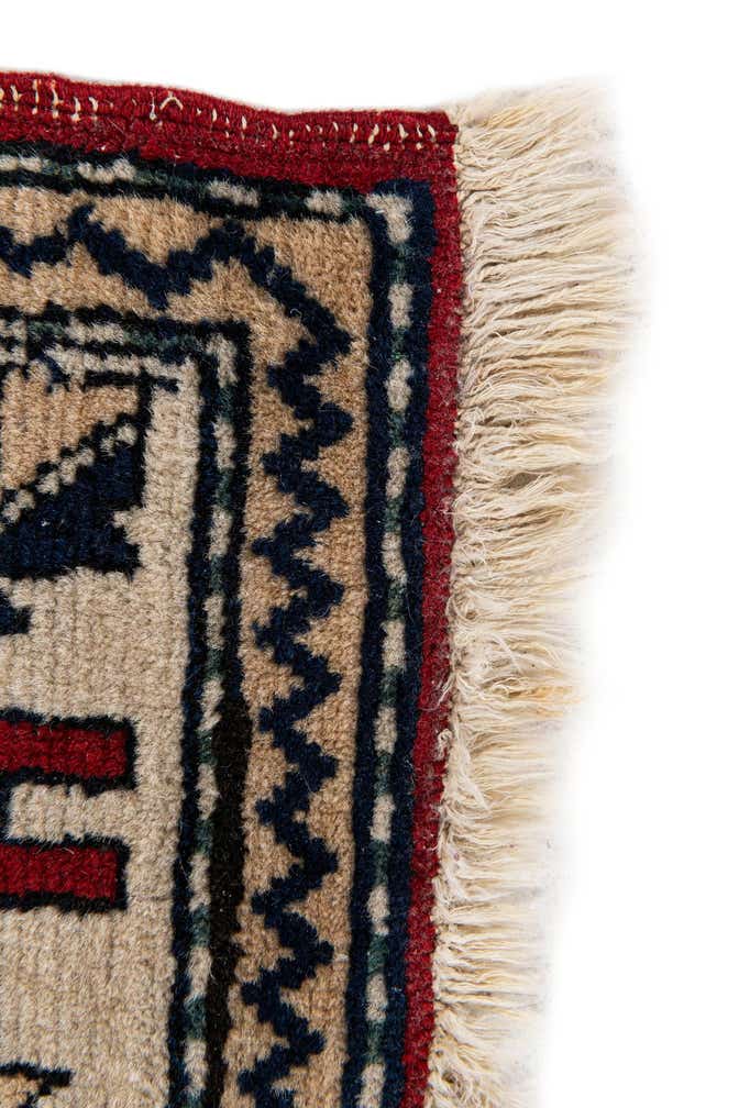 2' 11 x 5' 2 Hand Knotted Kazak Oriental Wool Rug
