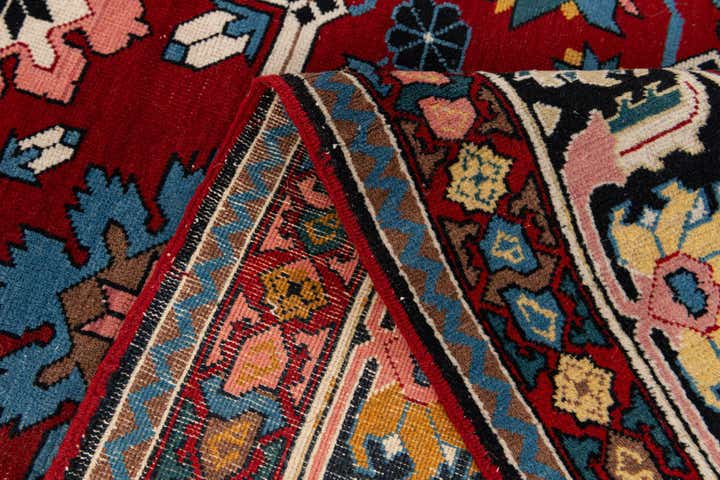 6' 2 x 10' 3 Hand Knotted Kazak Wool Rug