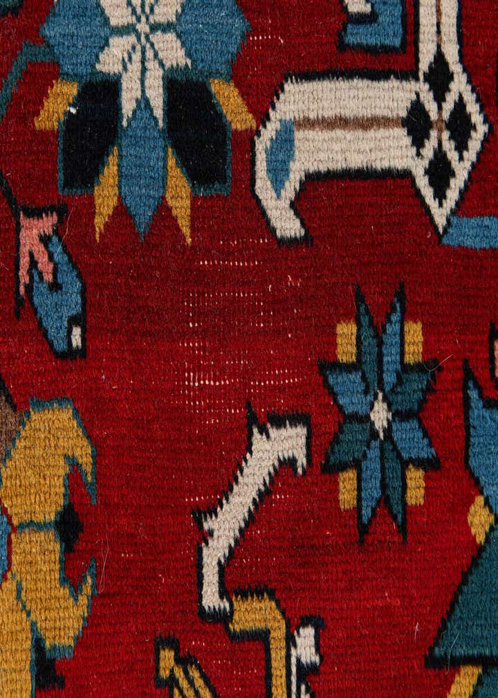 6' 2 x 10' 3 Hand Knotted Kazak Wool Rug