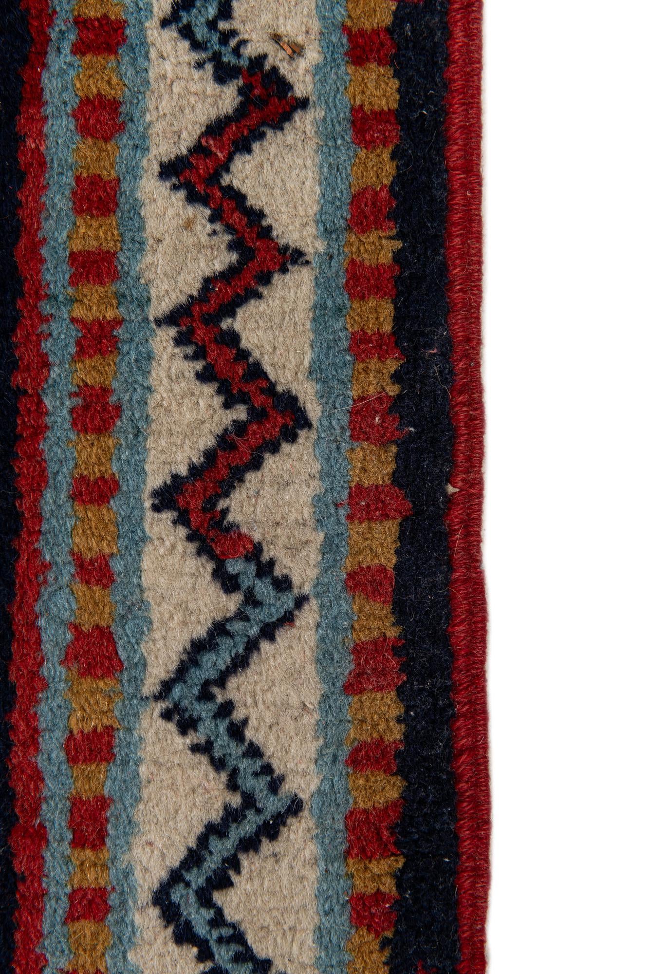 4' 3 x 6' 6 Hand Knotted Kazak Rug