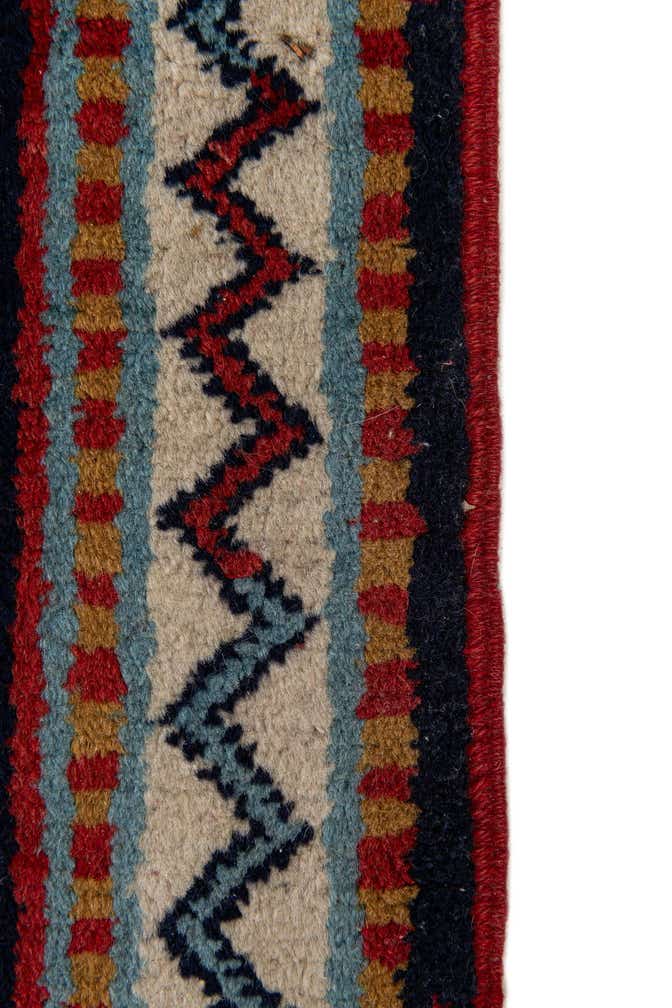 4' 3 x 6' 6 Hand Knotted Kazak Rug