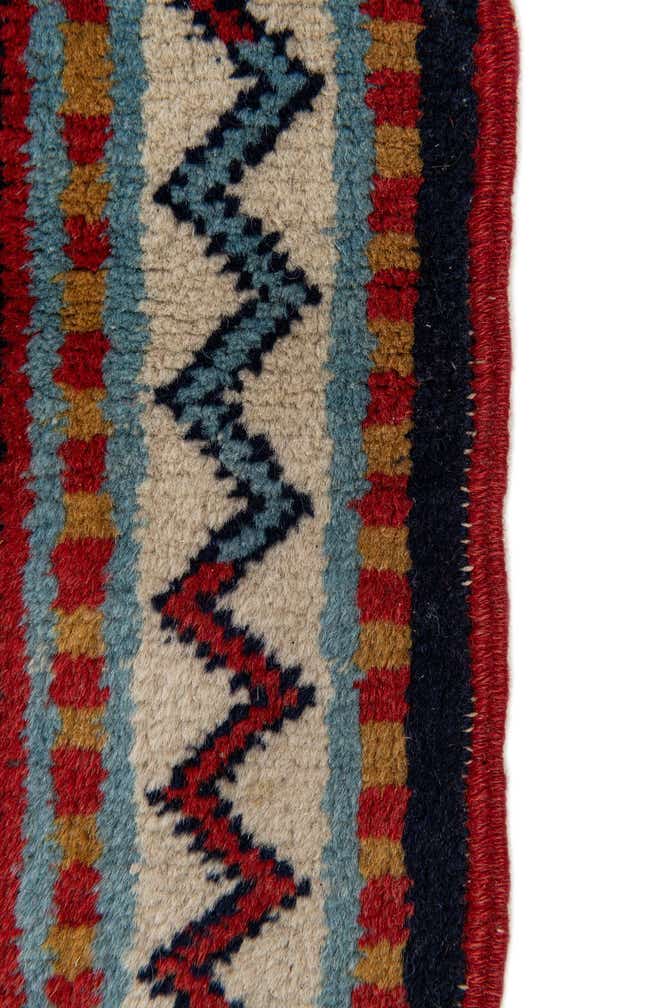 4' 3 x 6' 6 Hand Knotted Kazak Rug