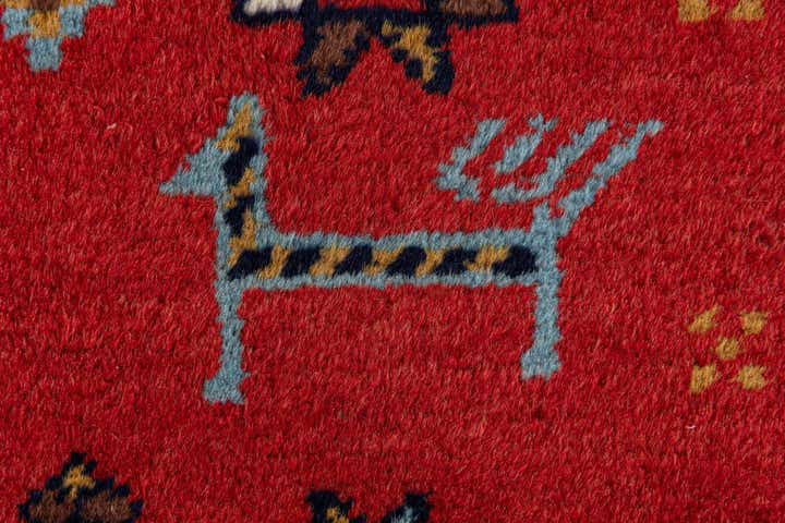 4' 3 x 6' 6 Hand Knotted Kazak Rug