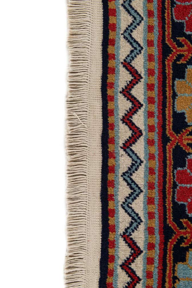 4' 3 x 6' 6 Hand Knotted Kazak Rug