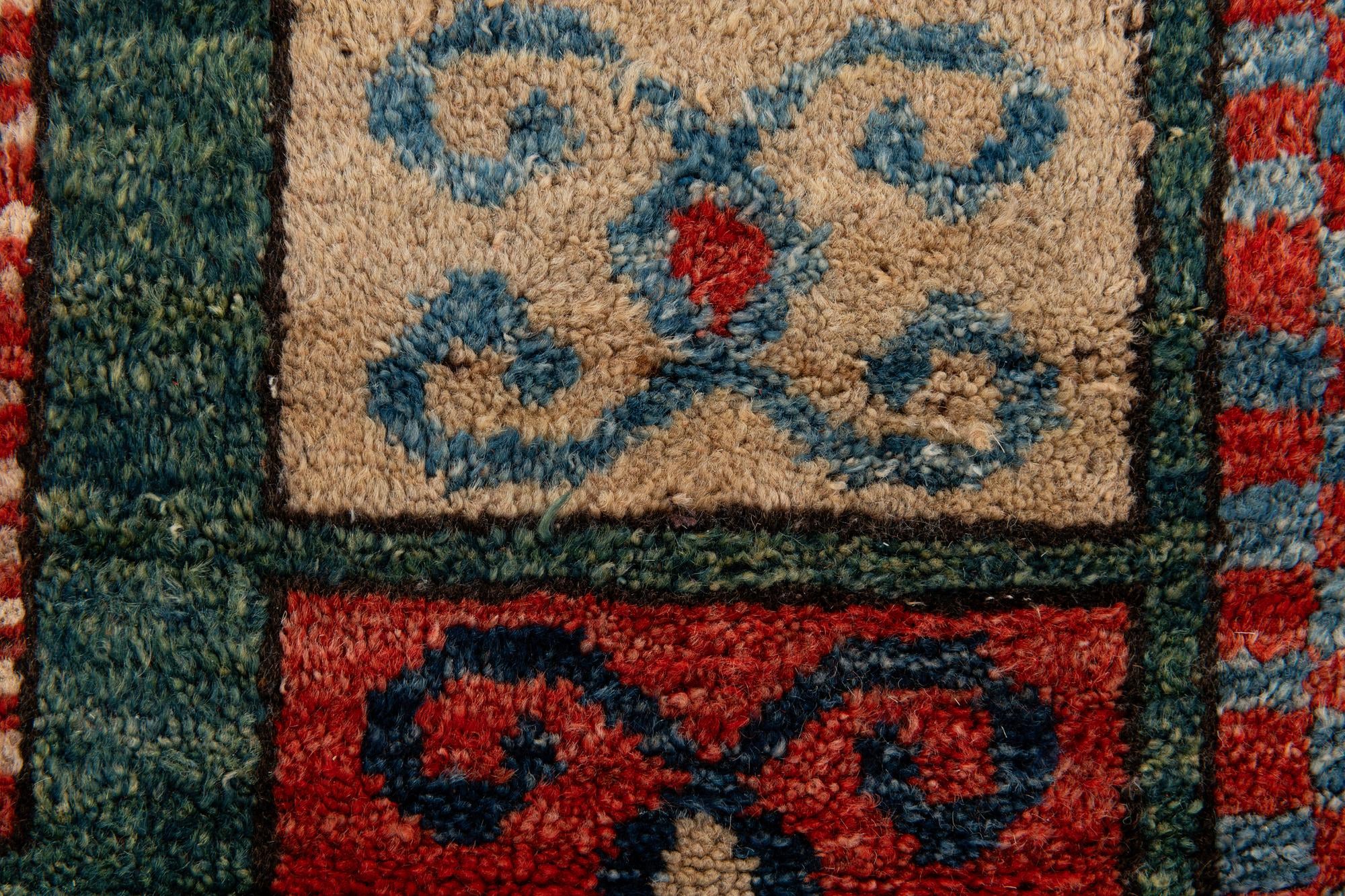 175cm x 220cm Hand Knotted Kazak Wool Rug