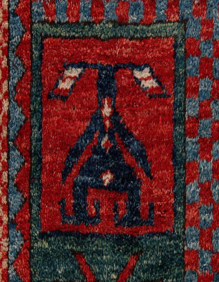 Detail image of 5' 9 x 7' 3  Hand Knotted Kazak Wool Rug