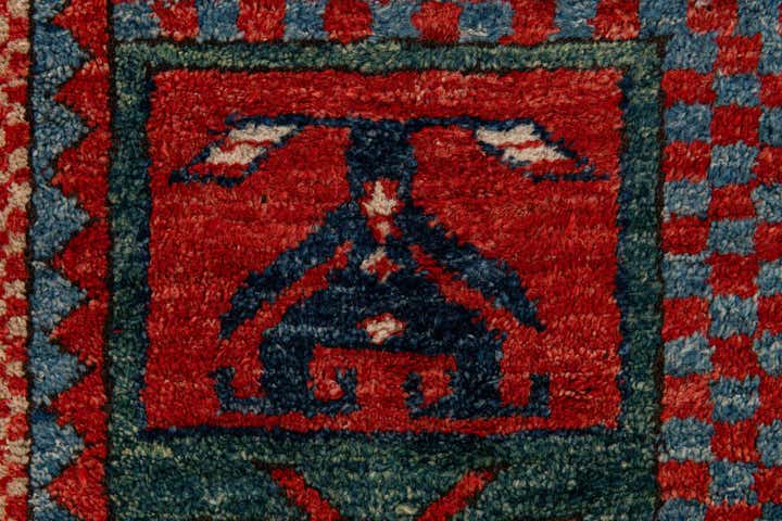 175cm x 220cm Hand Knotted Kazak Wool Rug