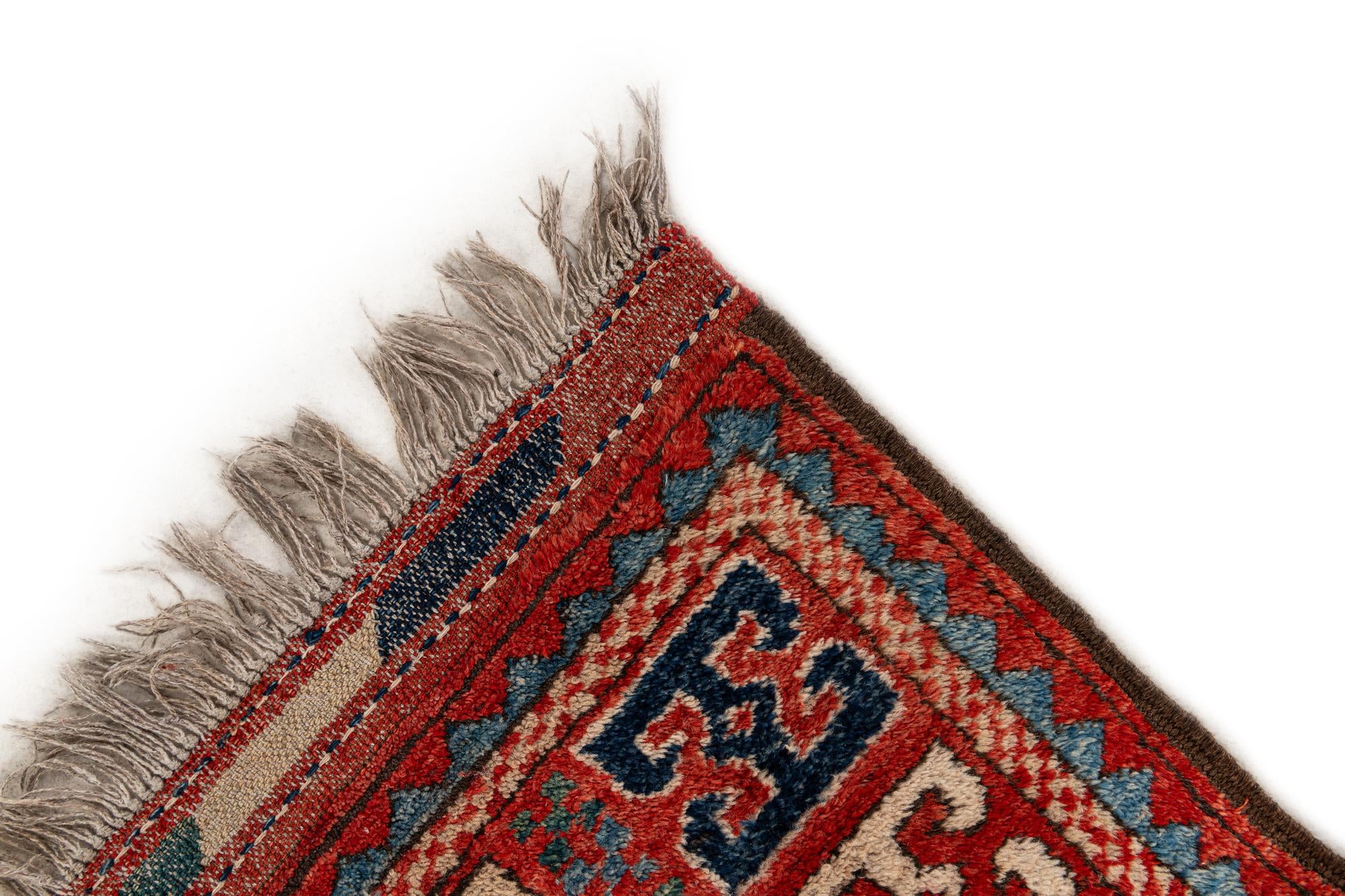 175cm x 220cm Hand Knotted Kazak Wool Rug