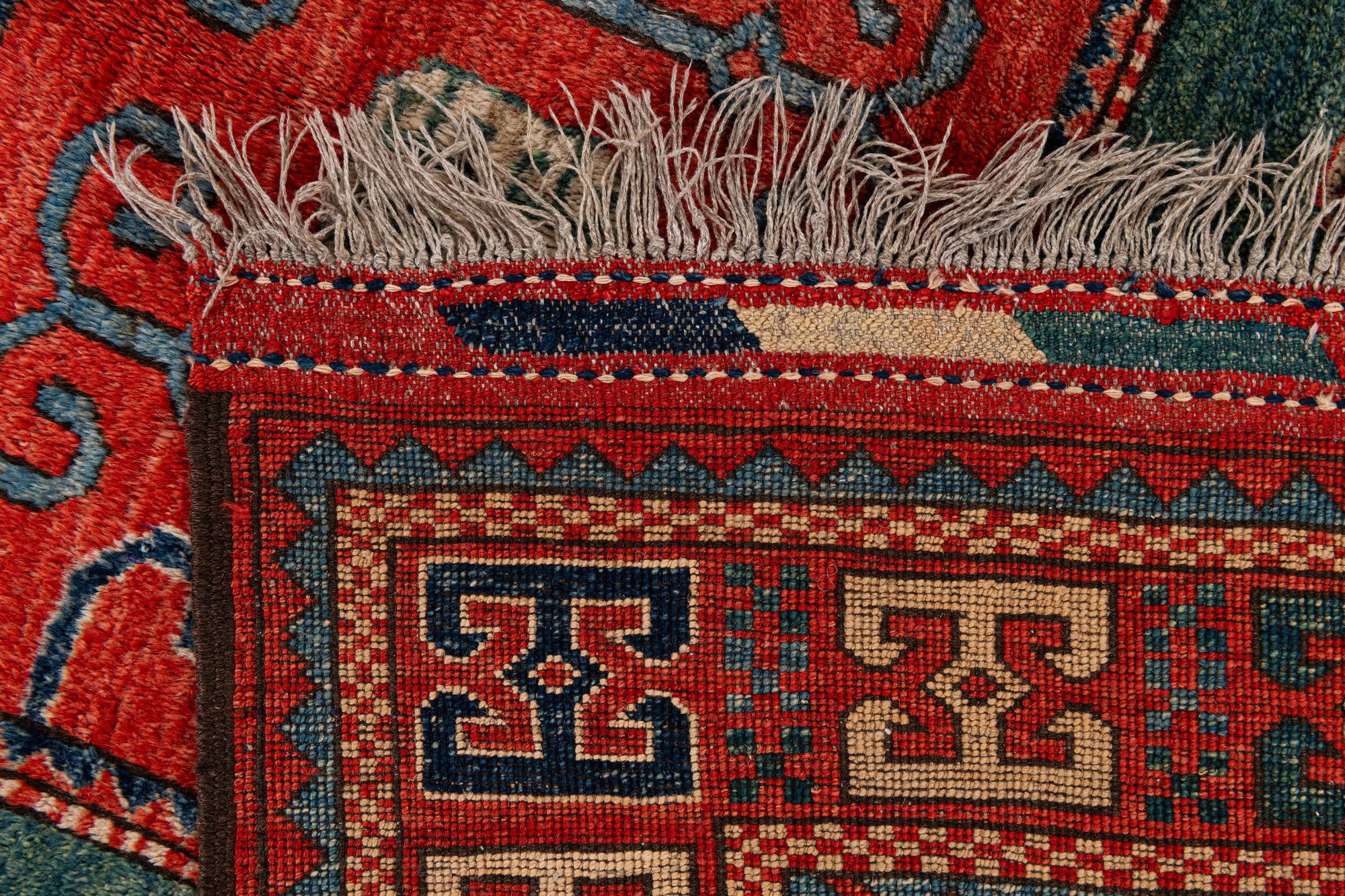 175cm x 220cm Hand Knotted Kazak Wool Rug