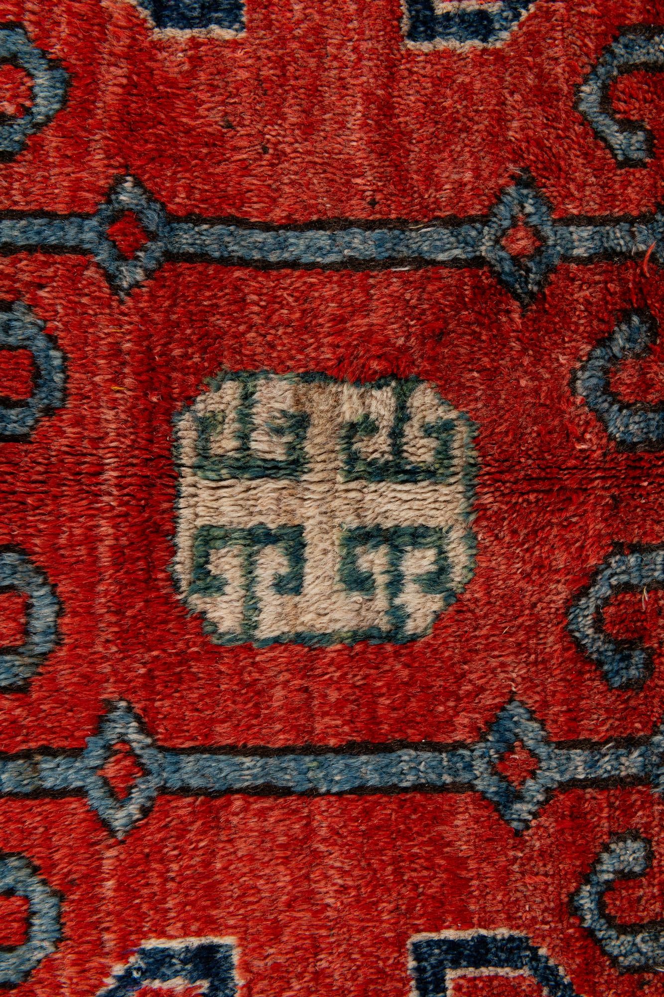 175cm x 220cm Hand Knotted Kazak Wool Rug