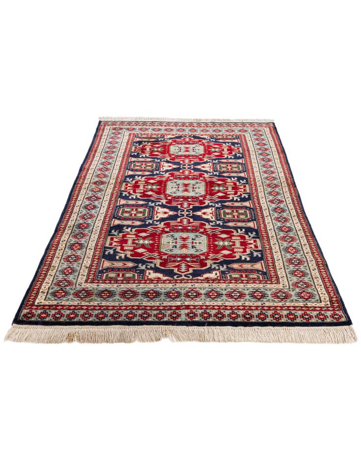 Detail image of 4' x 6' 1 Hand Knotted Kazak Rug