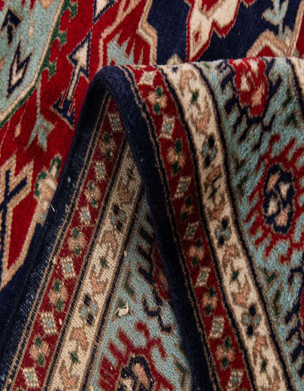 Detail image of 4' x 6' 1  Hand Knotted Kazak Rug