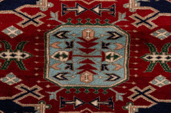 4' x 6' 1 Hand Knotted Kazak Rug