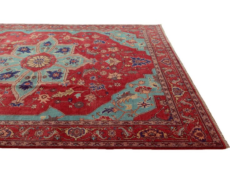 Detail image of 8' 4 x 9' 8 Hand Knotted Kazak Rug