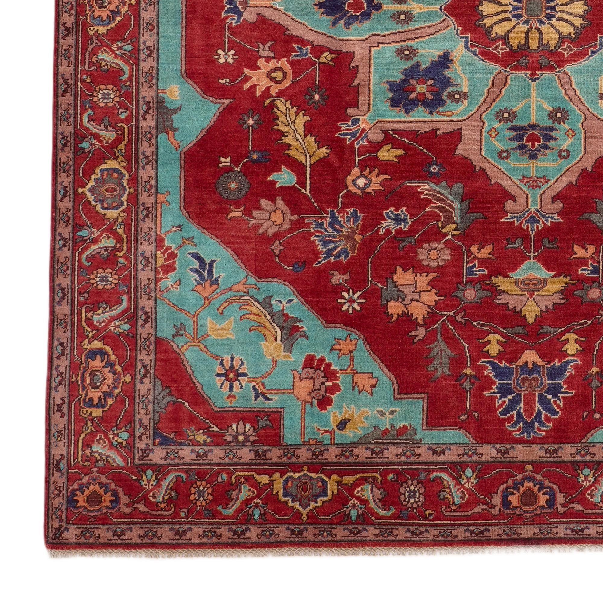 8' 4 x 9' 8 Hand Knotted Kazak Rug