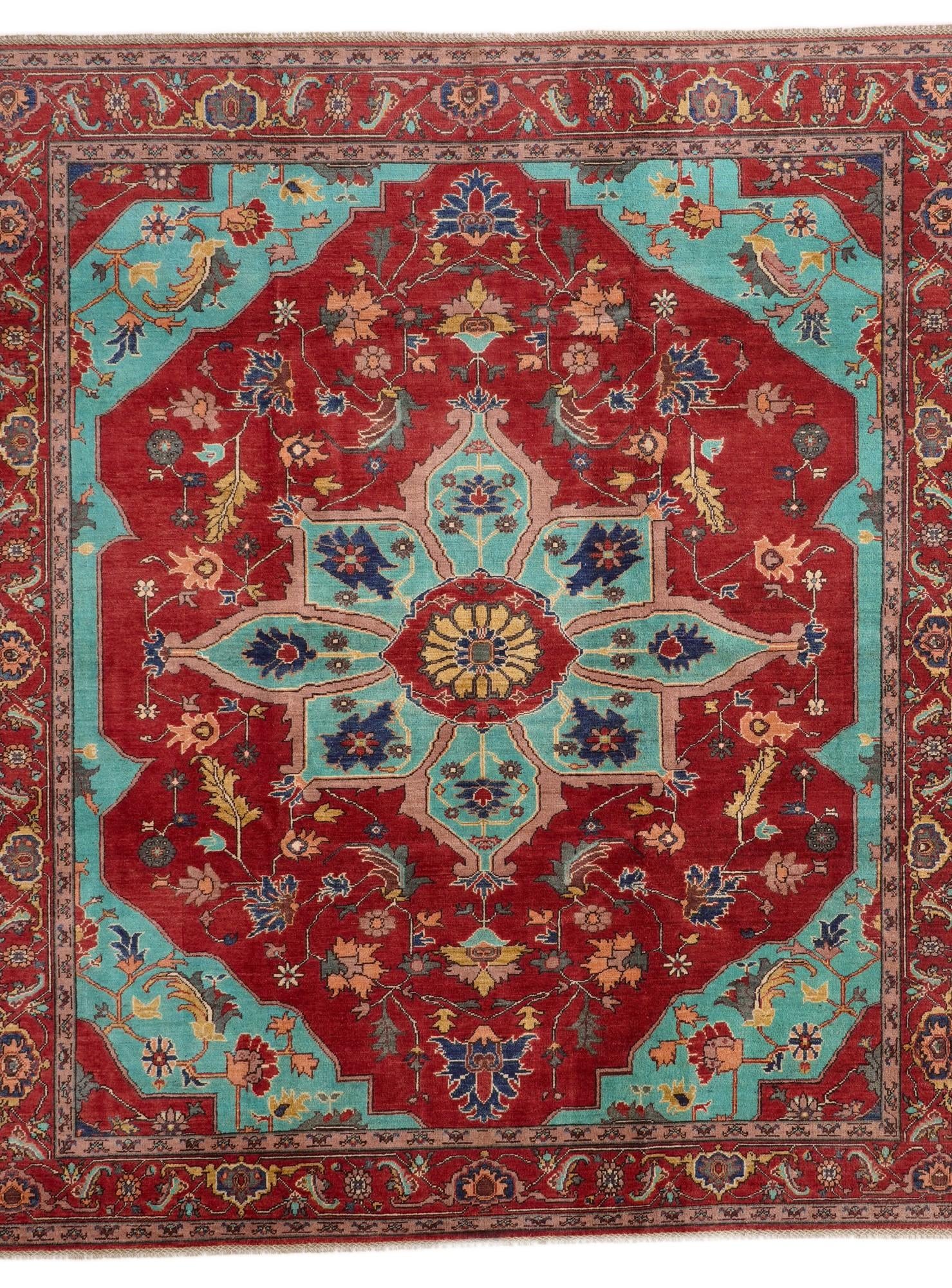 8' 4 x 9' 8 Hand Knotted Kazak Rug