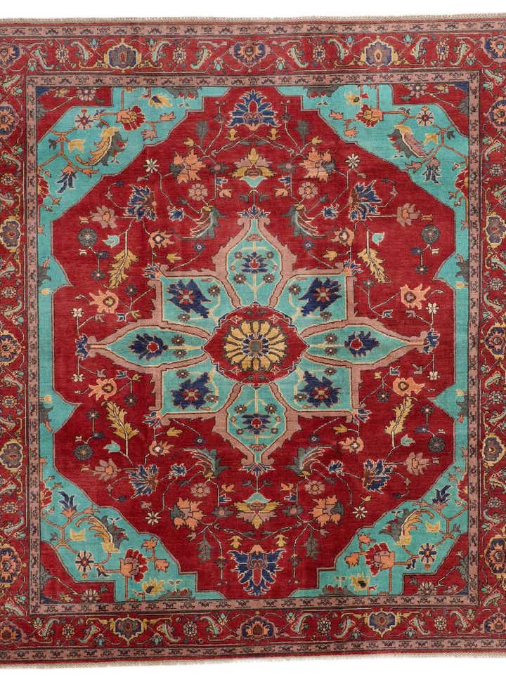 8' 4 x 9' 8 Hand Knotted Kazak Rug