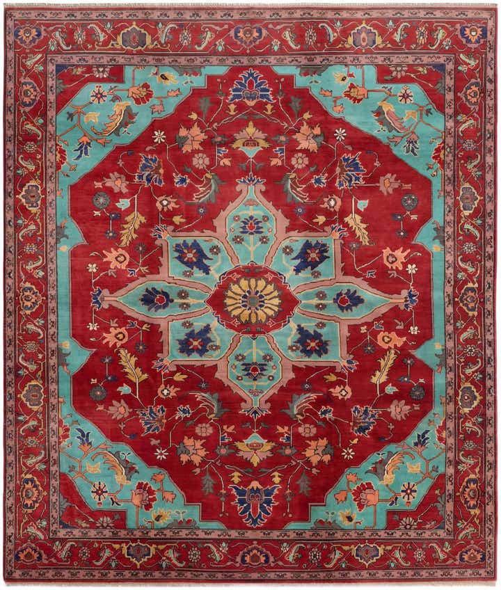 8' 4 x 9' 8 Hand Knotted Kazak Rug