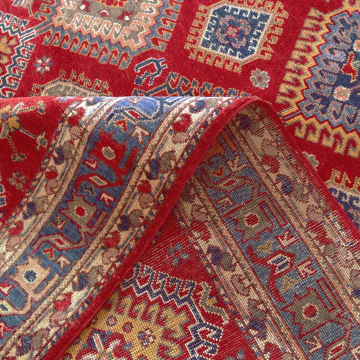 5' 7 x 7' 10 Hand Knotted Kazak Rug