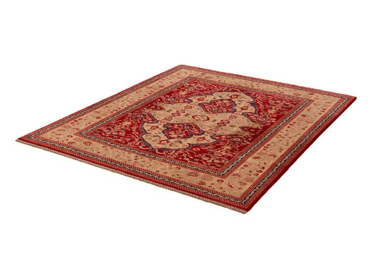 Detail image of 5' x 6' Hand Knotted Kazak Rug
