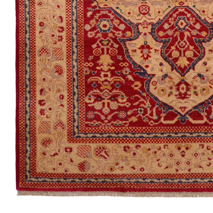 5' x 6' Hand Knotted Kazak Rug